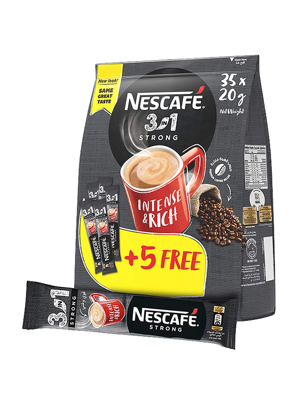 

Nescafe 3 in 1 Strong Intenso Coffee, 35 Sachet x 20g