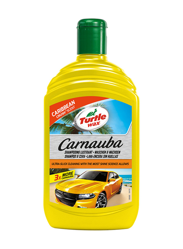 

Turtle Wax Carnauba Wash & Wax Car, 500ml, Yellow