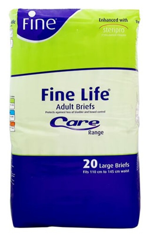 

Fine Life Adult Diaper, Large, 20 Pieces