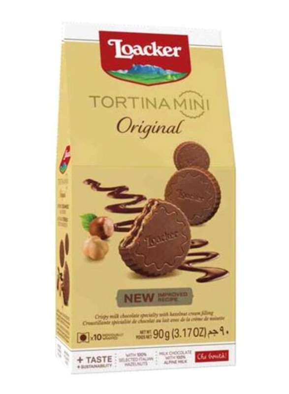 

Loacker Tortina Mini Original Chocolate Wafers, 2 x 90g