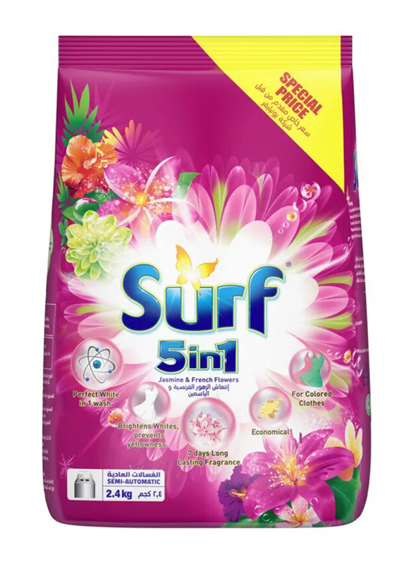 

Surf 5-in1 Spring Semi-Automatic Powder Detergent, 2.4kg