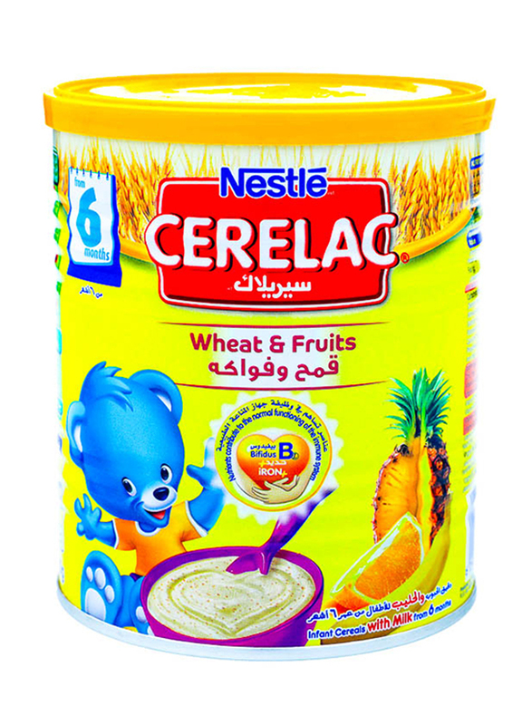 

Nestle Cerelac Wheat & Fruits Infant Cereal, 400g
