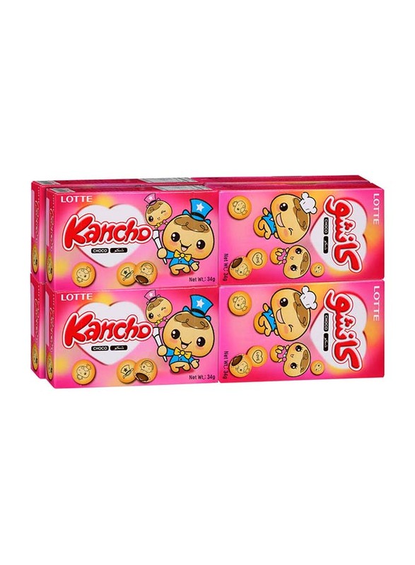 

Lotte Kancho Choco Biscuit, 8 x 34g