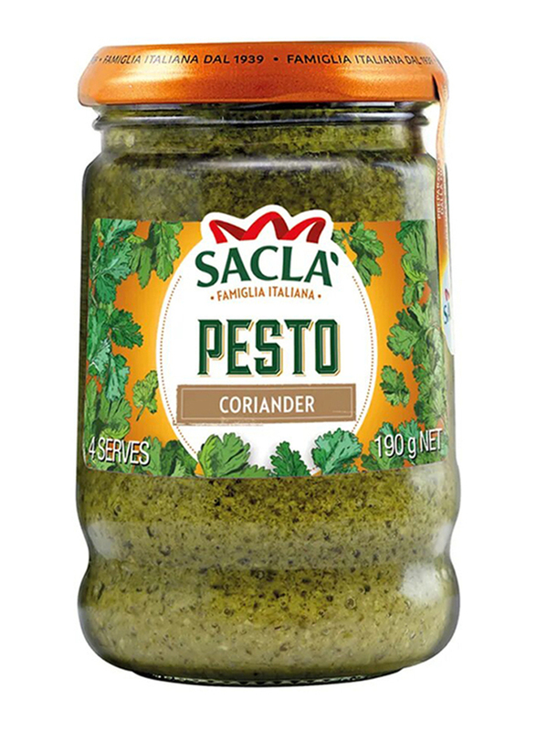 

Sacla Italiana Coriander Pesto Sauce, 190g