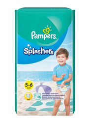 Pampers Splashers Disposable Swimming Pants, Size 5-6, 14+ kg, Carry Pack, 10 Count