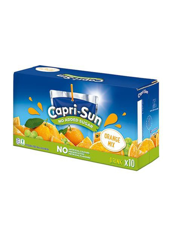 

Capri Sun No Added Sugar Orange Juice, 10 x 200ml