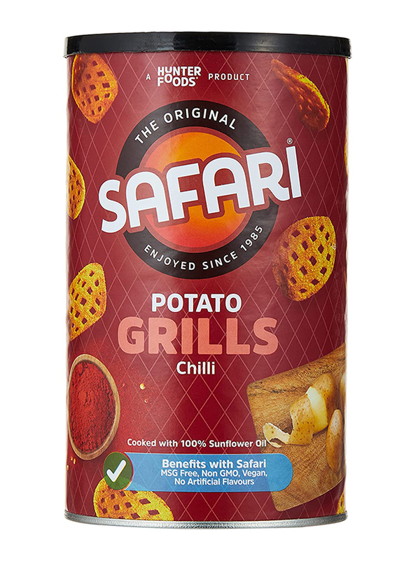 

Hunter Safari Potato Grill Chilli Chips, 100g