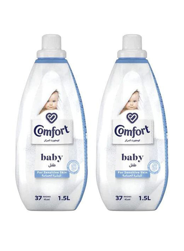 

Comfort Concentrated Baby Fabric Softener, 2 Bottles x 1.5 Liters
