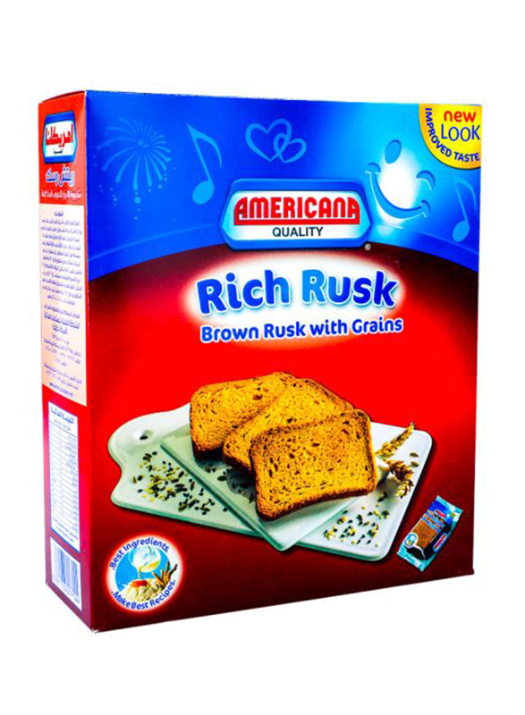 Americana Rich Brown Rusk with Grains, 385g
