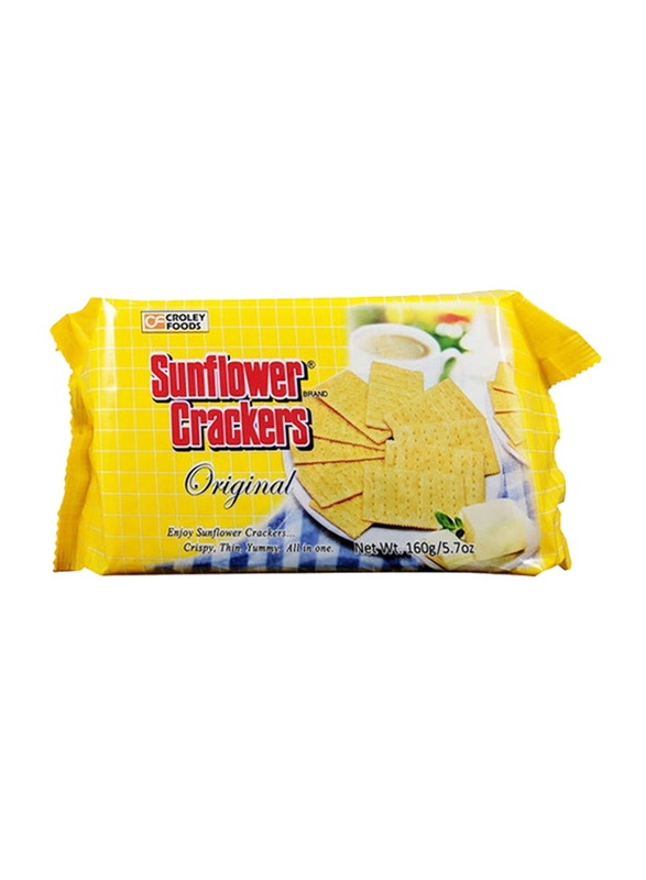 

Croley Foods Sun Flower Plain Crackers, 160g