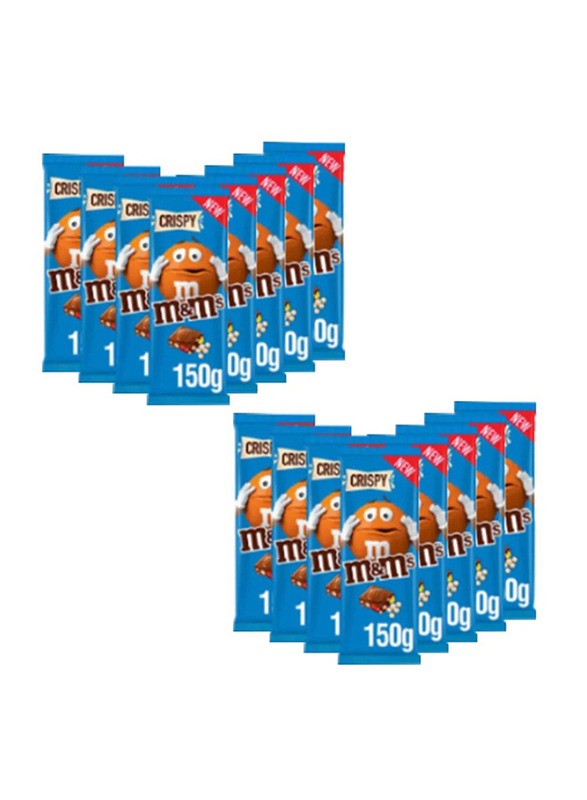 

M&M's Crispy Chocolate, 16 x 150g