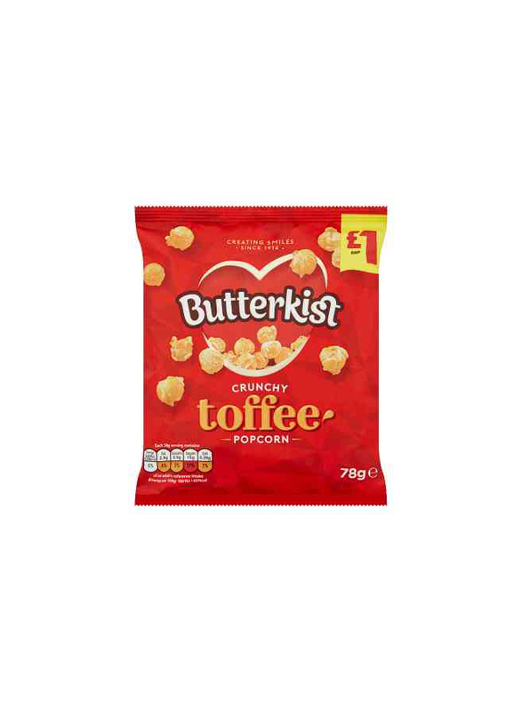 

Butterkist Crunchy Toffee Popcorn, 78g