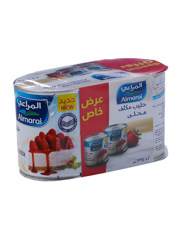 

Al Marai Condensed Milk, 2 Pieces, 397g