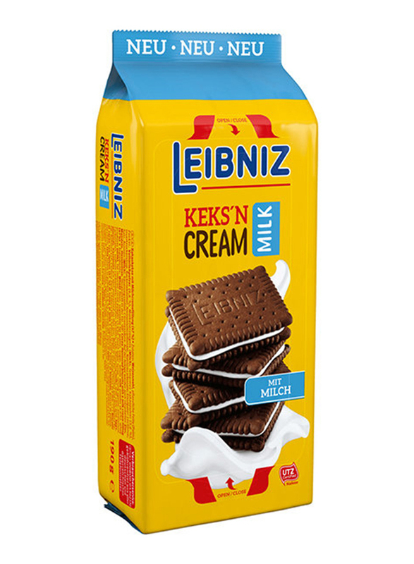 

Bahlsen Leibniz Biscuits N Cream Milk, 190g