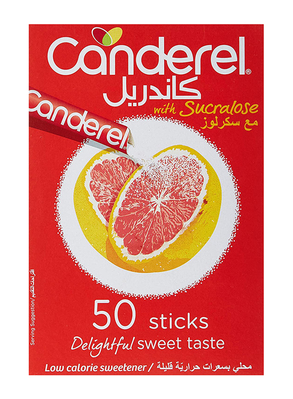 

Canderel Sucralose Sweetener Sticks, 2 x 50 Sticks