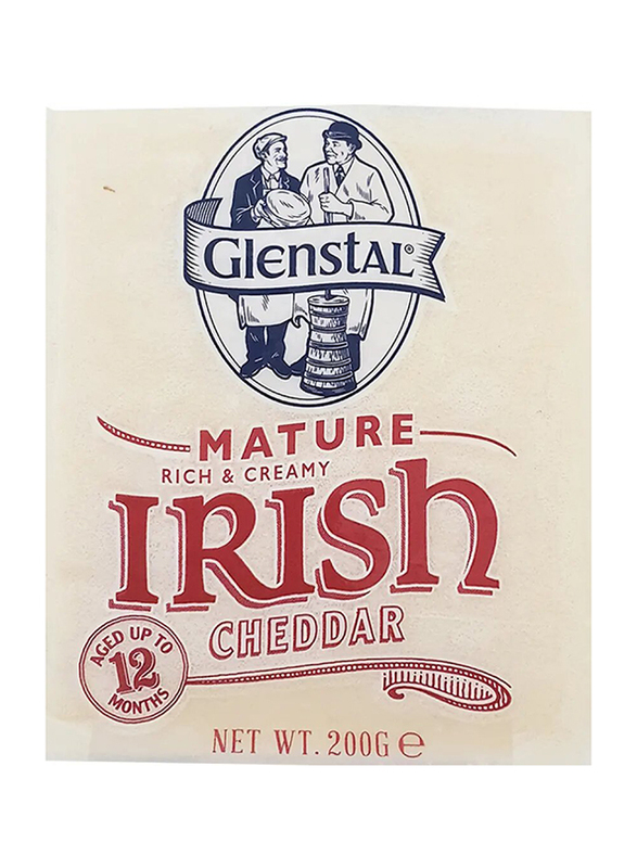 

Glenstal Mature Rich & Creamy Irish White Cheddar, 200g