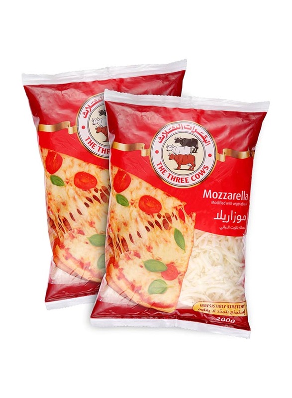 

The Three Cow Shredded Cheese, 2 x 200g