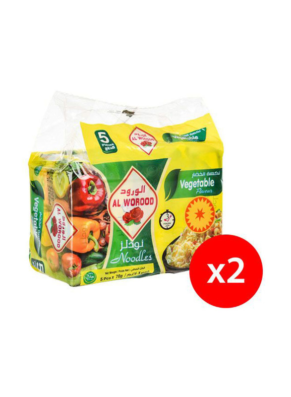 

Al Worood Vegetable Noodles, 10 Packs x 70g