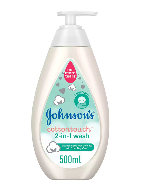 

Johnson's 500ml 2-in-1 Cotton Touch Baby Wash