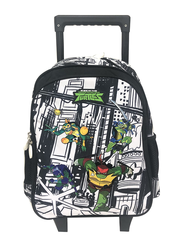 

Nickelodeon Ninja City Guard Trolley Bag, White/Black/Green