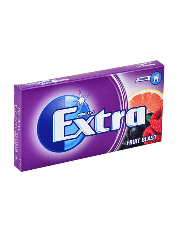 

Extra Fruit Blast Chewing Gum, 27g