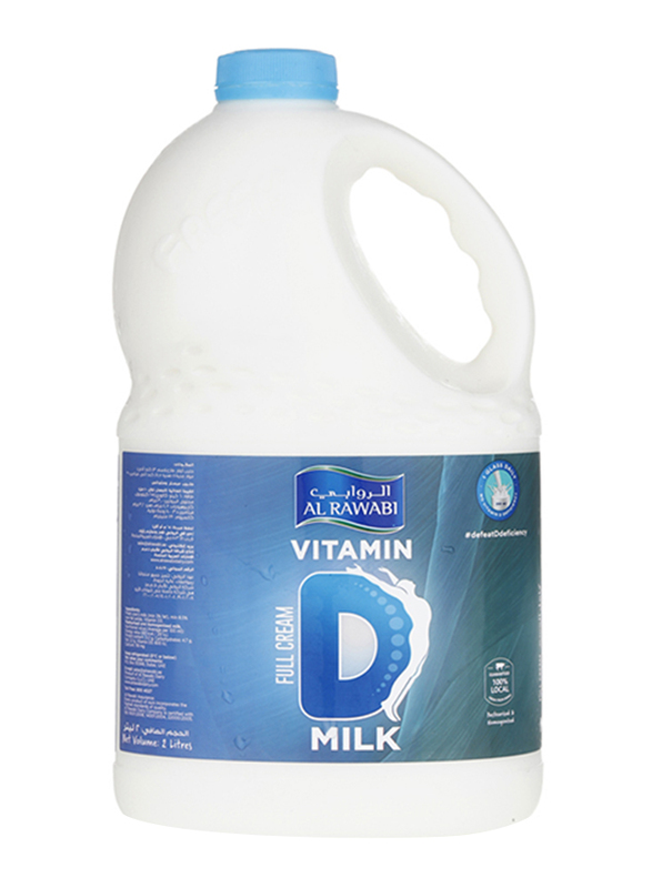 

Al Rawabi Full Cream Vitamin D Milk, 2 Liters