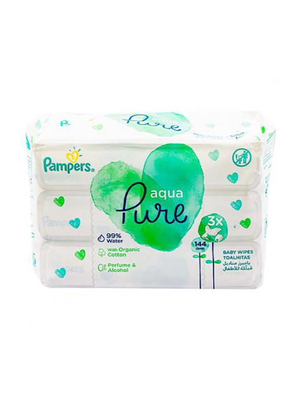 

Pampers 144 Wipes Aqua Pure