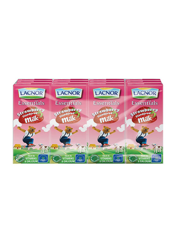 

Lacnor Strawberry Milk, 12 Tins x 180ml