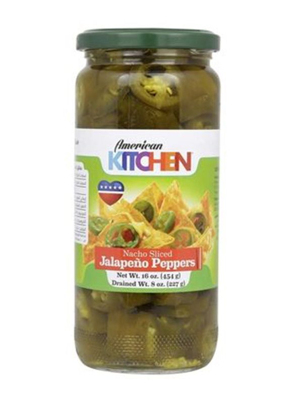 

American Kitchen Sliced Jalapeno, 453g