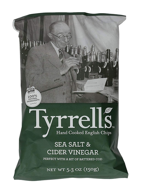 

Tyrrells Apple Vinegar & Sea Salt Crisps, 150g
