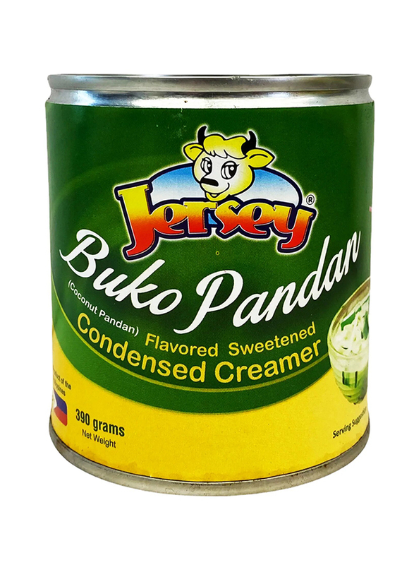 

Jersey Buko Pandan Flavoured Sweetened Condensed Creamer, 390g