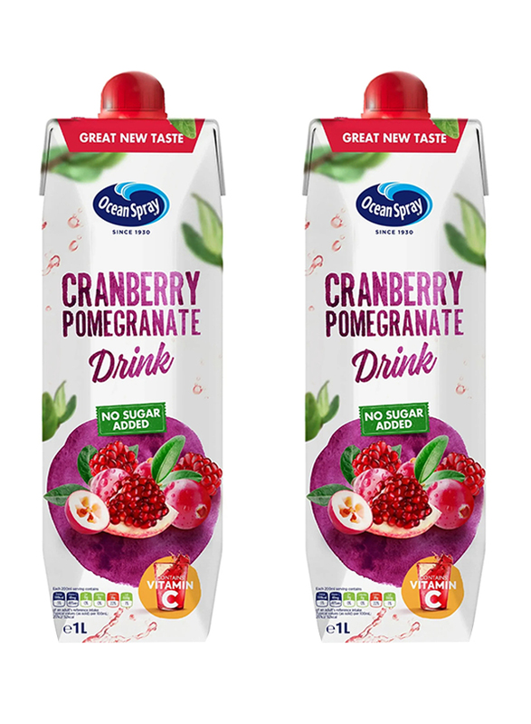 

Ocean Spray Cranberry Pomegranate Juice, 2 x 1 Litre