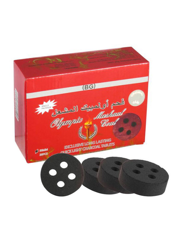 

Olympic Mashaal Quick Coal 50mm, 20 Piece