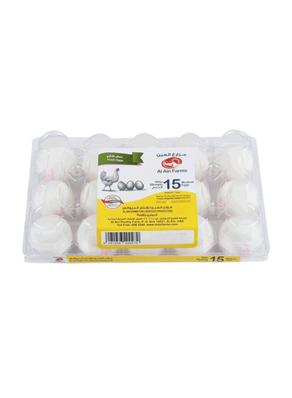 

Al Ain White Egg, Medium, 15 Pieces