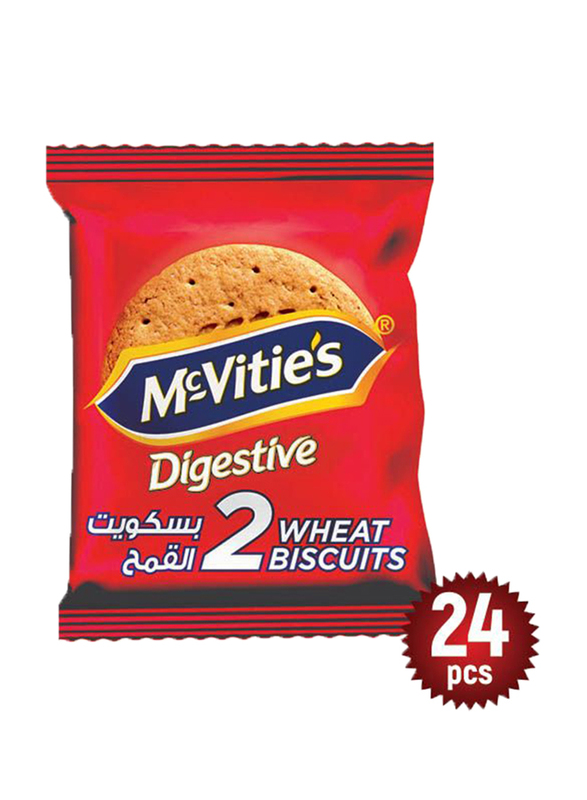 

McVitie's Digestive 2 Wheat Biscuits, 24 Pieces x 29.4g