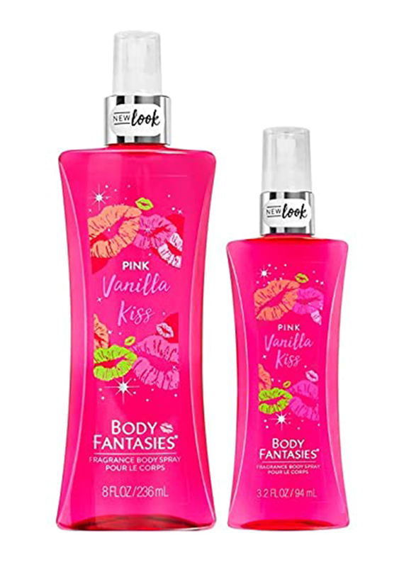 

Body Fantasies Vanilla Body Spray for Women, 236 + 94ml, 2 Pieces