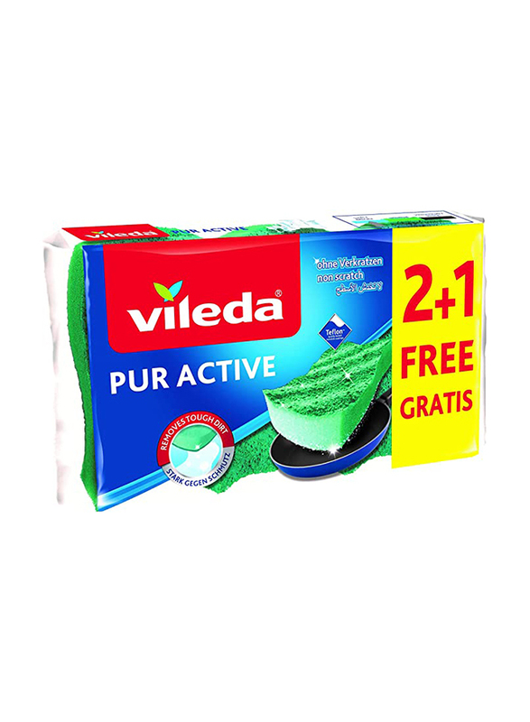 

Vileda Puractive Flexible Dishwashing Scrub, 2 Pieces