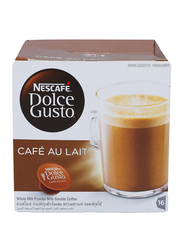Nescafe Dolce Gusto Cafe Au Lait Coffee, 16 Capsules x 10g