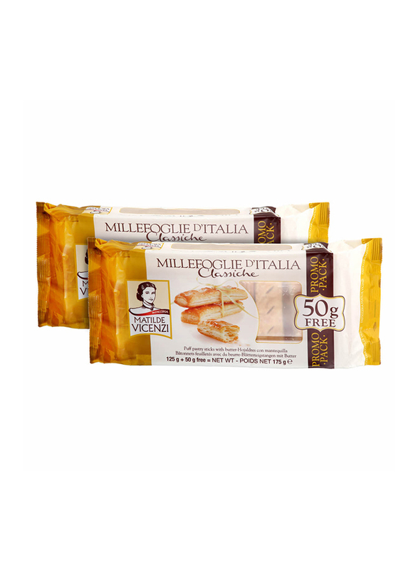 

Vicenzi Millefoglie d'Italia Puff Pastry, 2 Pieces x 175g