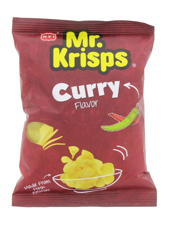 

Mr.Krisps Curry Flavor Potato Chips, 15gm