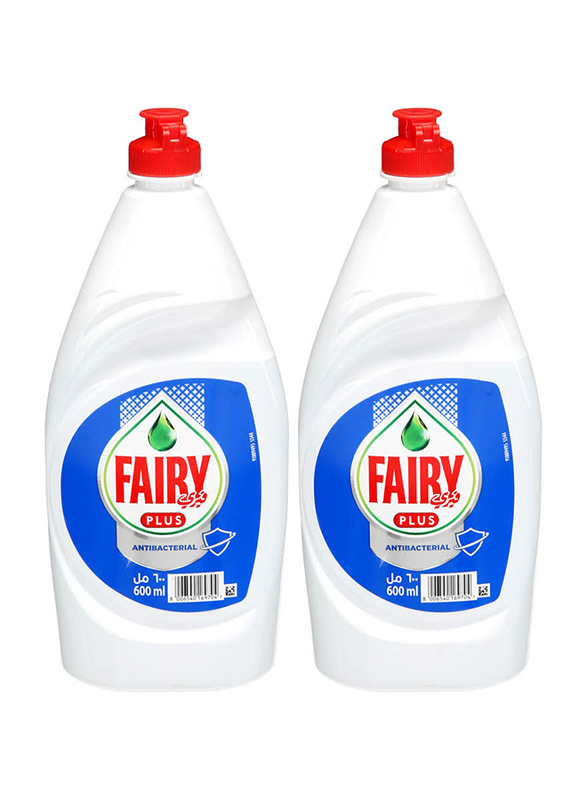 

Fairy Core+ Antibacterial Dishwash Liquid, 2 x 600ml