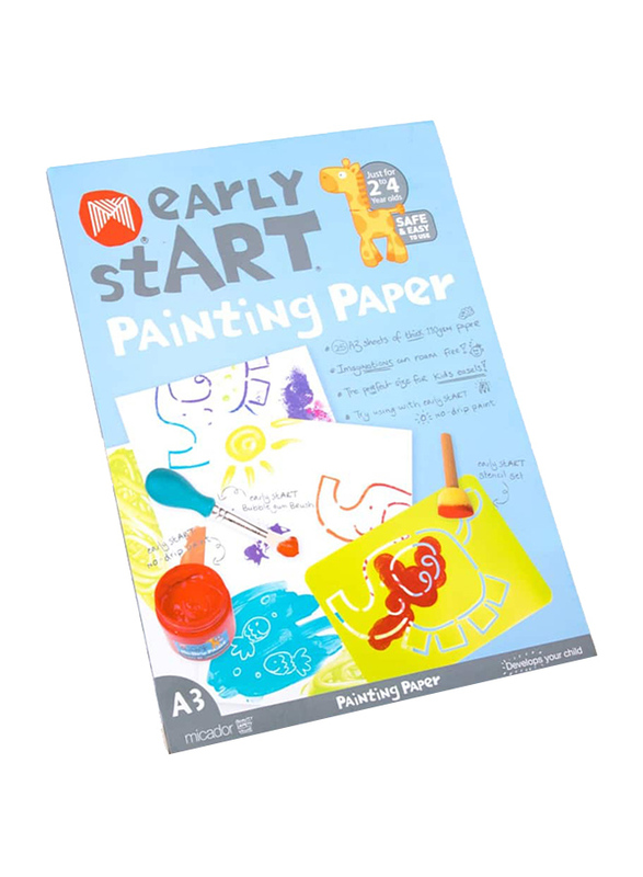 

Micador Early Start Painting Paper, A3 Size, White