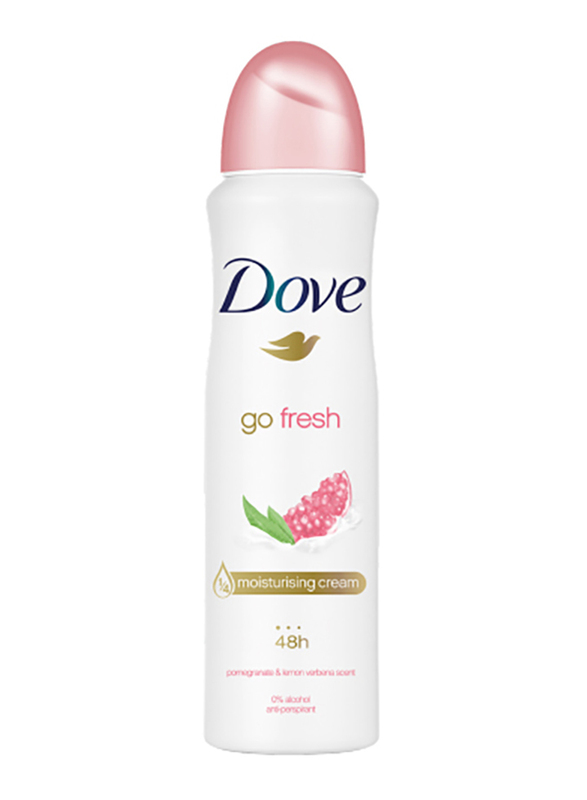 

Dove Go Fresh Pomegranate and Lemon Flower Deodorant Spray for Women, 150ml