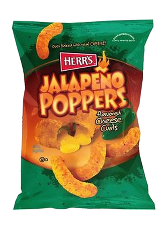 

Herr's Jalapeno Poppers Flavored Cheese Curls, 198g