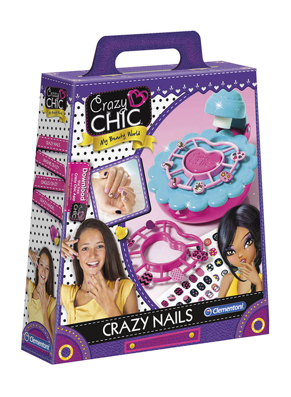 

Clementoni Craxy Chic Crazy Nails, Ages 6+, Multicolour
