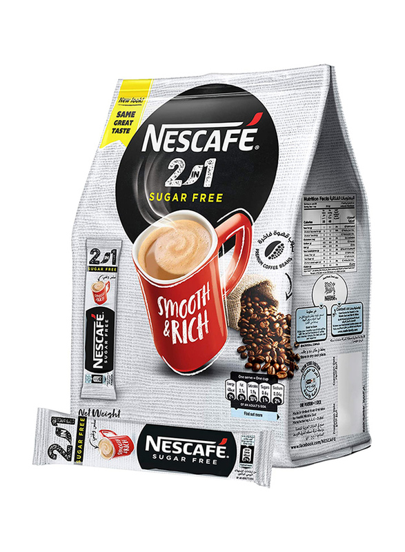 

Nescafe 2-in-1 Instant Coffee, 20 Sachets x11.7g