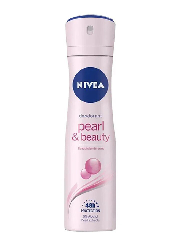 

Nivea Pearl & Beauty Deodorant Spray, 3 Pieces x 150ml