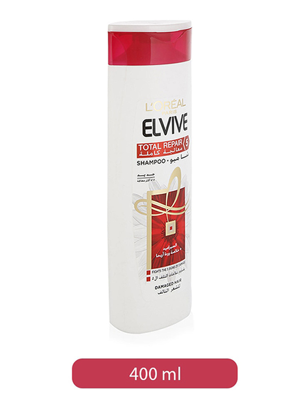 

L'Oreal Paris Elvive Total Repair 5 Repairing Shampoo for All Hair Types, 400ml
