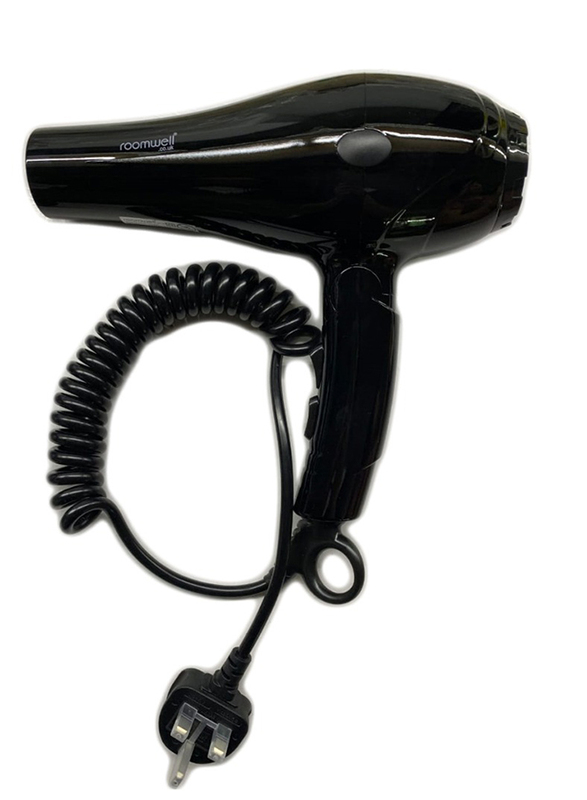 

Roomwell Fiji II Foldable Hair Dryer, 1800-2000W, Black