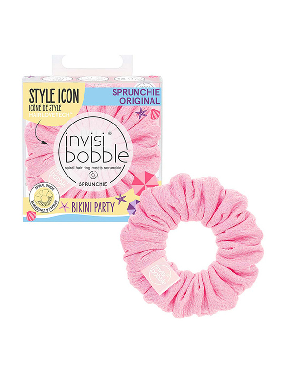 

Invisibobble Slim Pink Monocle Hair Tie, Pink/Clear, 3 Piece